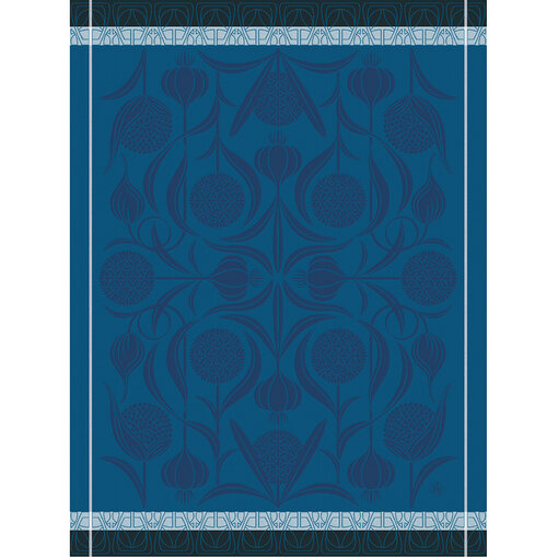 Le Jacquard Français theedoek L'ail blue