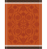 Le Jacquard Français theedoek L'ail orange