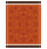 Le Jacquard Français theedoek L'ail orange