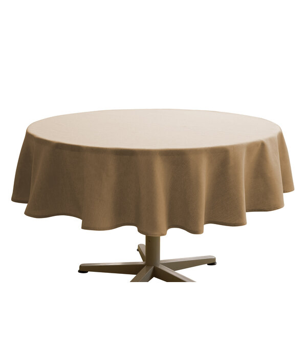 Pichler Panama rond tafellaken, 170 cm rond, kleur sand(S)