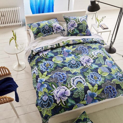 Designers Guild Rose de Damas indigo