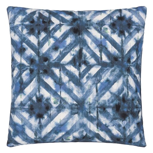 Designers Guild Parquet Batik indigo sierkussenhoes