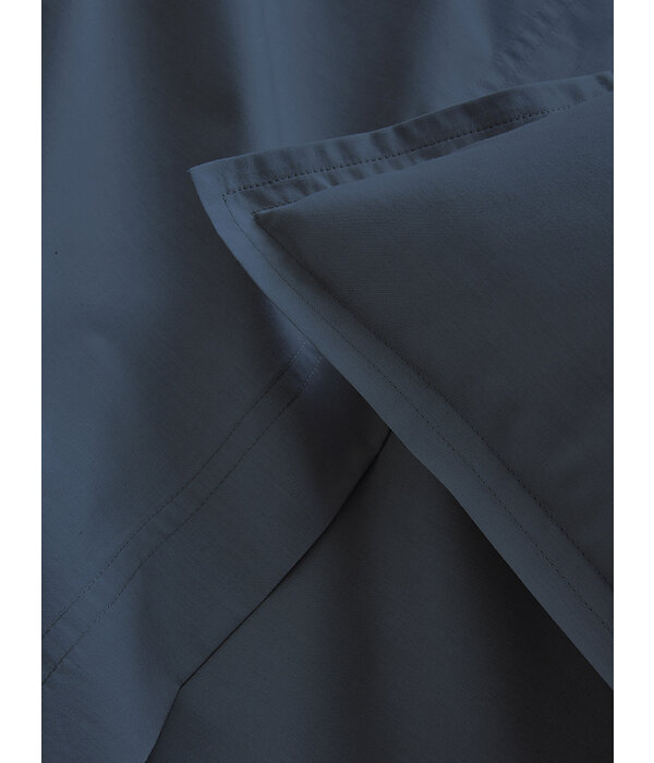 Essix uni gekamd katoen bleu nuit, 200TC