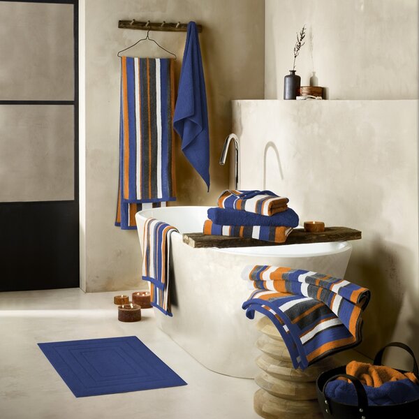 gestreepte handdoekenlijn Ophelia indiglow, vanaf