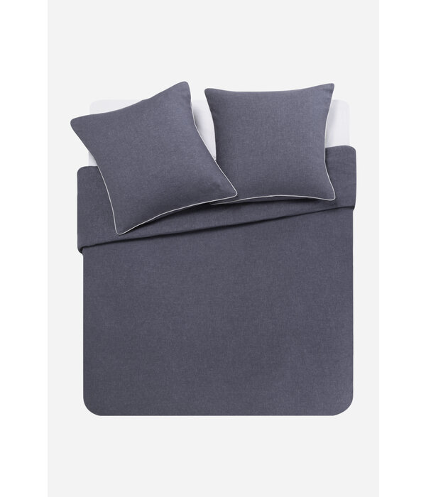 Essix flanellen beddengoed Frisson anthracite