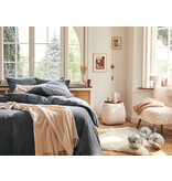 Essix flanellen beddengoed Frisson anthracite