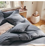 Essix flanellen beddengoed Frisson anthracite