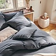 - flanellen beddengoed Frisson anthracite, vanaf