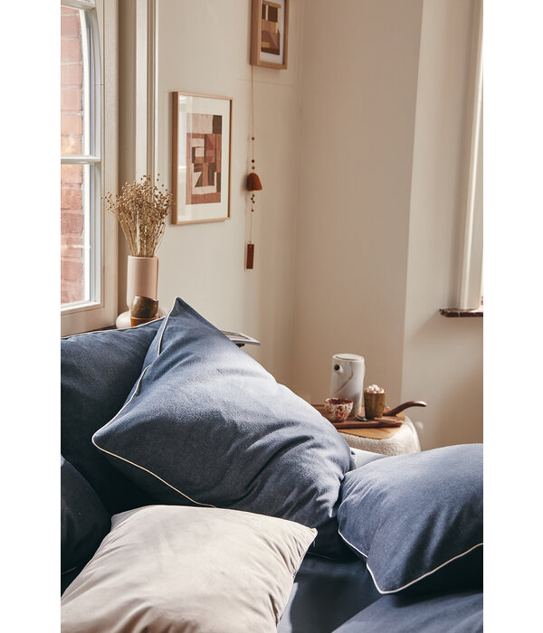 Essix flanellen beddengoed Frisson anthracite