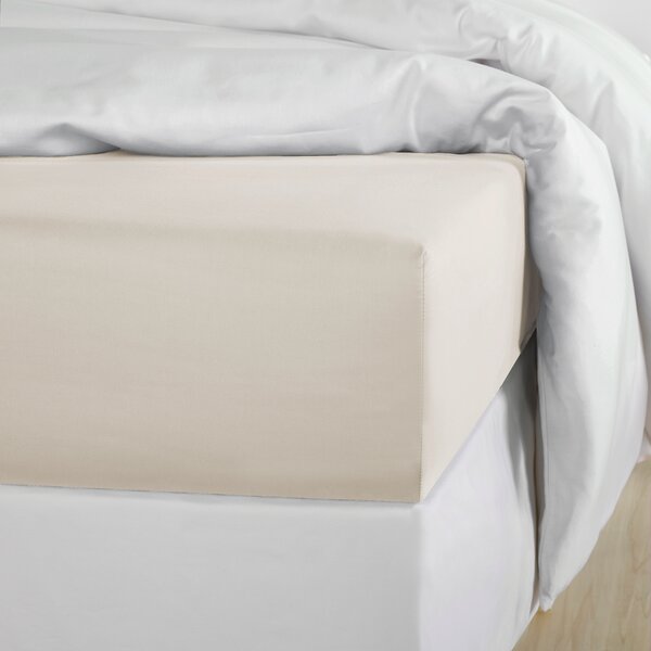 hoeslaken Olivia cream (uni) 200TC, vanaf