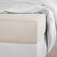 hoeslaken Olivia cream / sand (uni) 200TC, vanaf