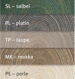 Samba placemat rond met glansgaren