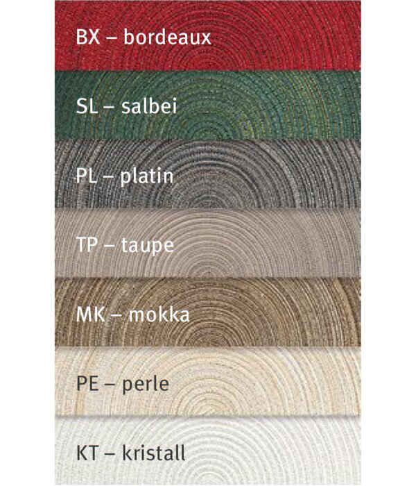 Samba placemat rond met glansgaren