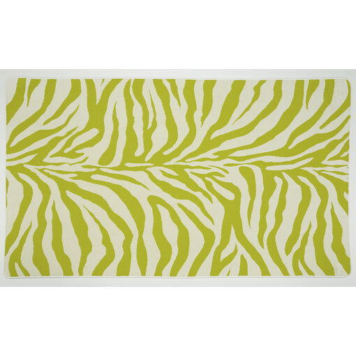 Abyss Habidecor strandlaken zebra apple green (165), 400 gram per m²