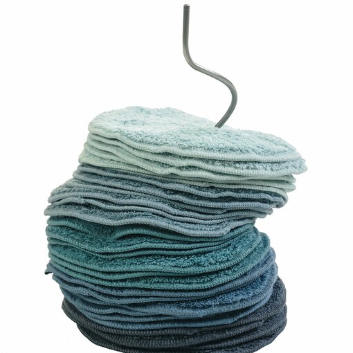 Abyss Habidecor kleine handdoekjes, Legend (399), 30 stuks op houder, 700 gram per m²