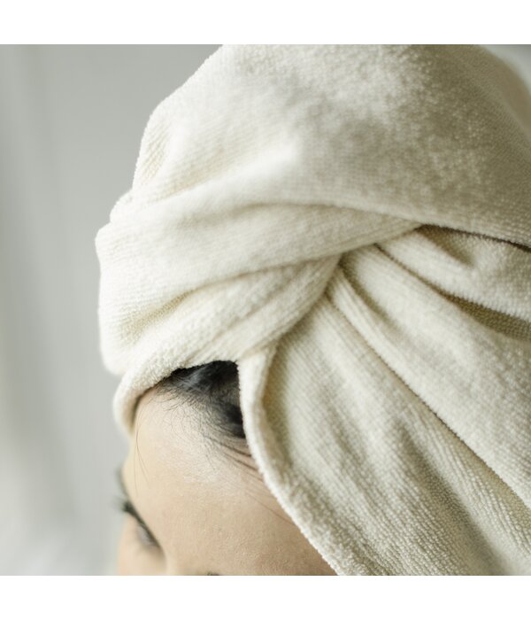Abyss Habidecor haarhanddoek Spa ecru (101), 350 gram per m², vanaf