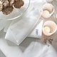100% linnen tafellaken Florence blanc/white, met een ajourrand