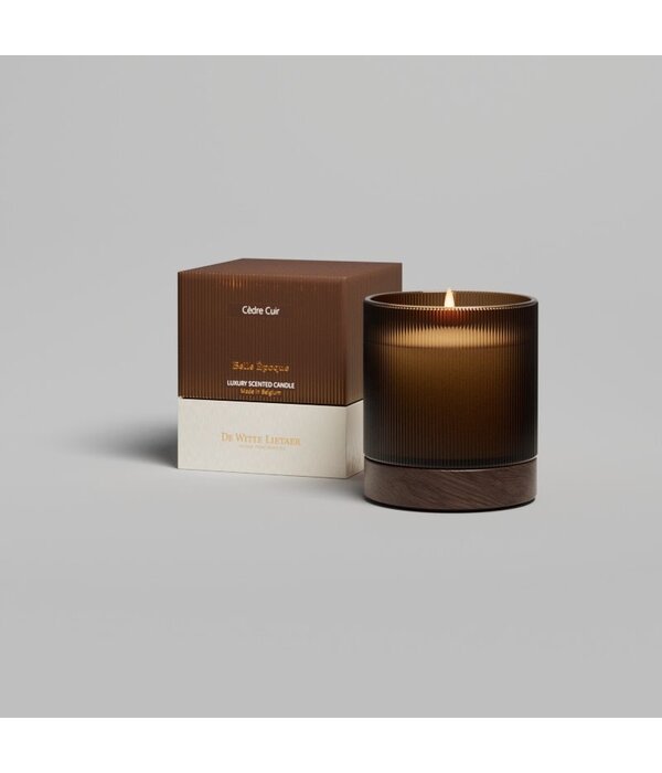De Witte Lietaer Home Fragrances geurkaars Belle Époque - Cèdre Cuir - small - ± 35 uur