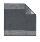Cawö keukenhanddoek Cuisine Two-Tone 590, schiefer (77), 50x50 cm