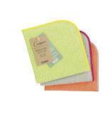 Cawö vaatdoekenset Cuisine Trio (550), set van 3 stuks, pistazie/mandarine (43), 30x30 cm