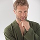 heren wafel badjas groen,  Kimono Pique 816 (47)