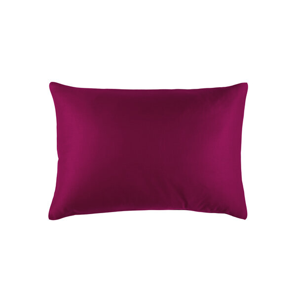 kussenslopen Olivia beet red (uni) 200TC