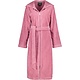 dames badjas roze met rits & capuchon, 837 (blush 22)