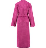 Cawö dames badjas donker roze met sjaalkraag, 806 (beere 22)