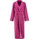 dames badjas donker roze met sjaalkraag, 806 (beere 22)