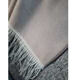 Liens Linnen Aangenaam zacht baby Alpaca wollen plaid, naturel