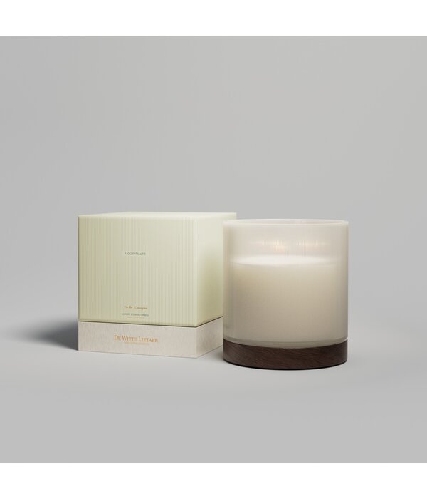 De Witte Lietaer Home Fragrances geurkaars Belle Époque -Cocon Poudré - large ± 120 uur