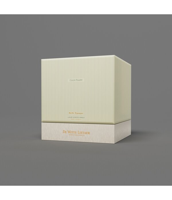 De Witte Lietaer Home Fragrances geurkaars Belle Époque -Cocon Poudré - large ± 120 uur