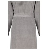 Cawö heren badjas met kapuchon grijs/taupe, Sauna Time 833, stein (79)