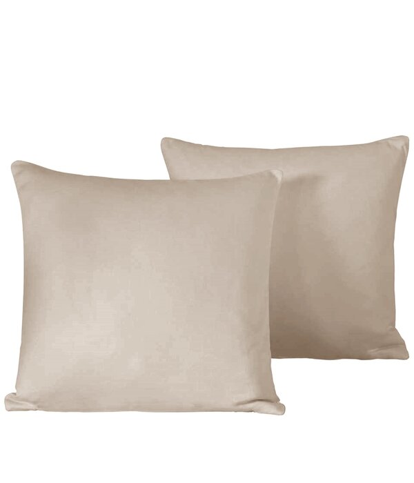 De Witte Lietaer kussenslopen Olivia cream / beige 200TC