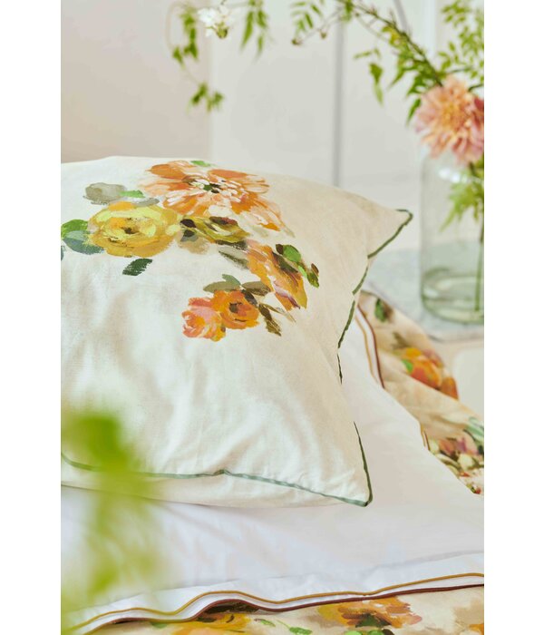 Designers Guild dekbedovertrek en kussenslopen Giardino di Rose acacia 200TC