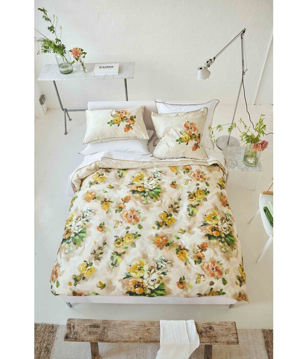 Designers Guild dekbedovertrek en kussenslopen Giardino di Rose acacia 200TC