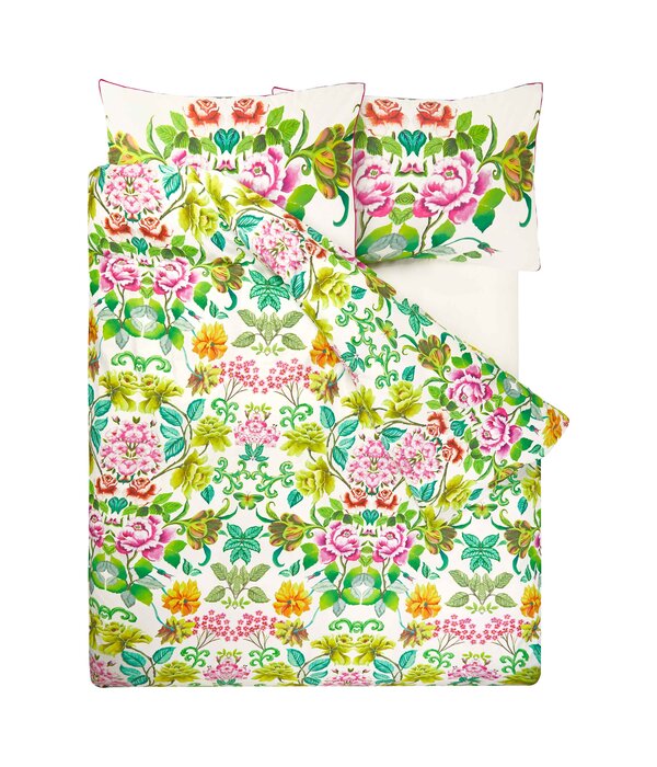 Designers Guild dekbedovertrek en kussenslopen Eleonora fuchsia 200TC