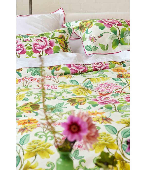 Designers Guild dekbedovertrek en kussenslopen Eleonora fuchsia 200TC
