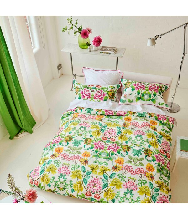 Designers Guild dekbedovertrek en kussenslopen Eleonora fuchsia 200TC