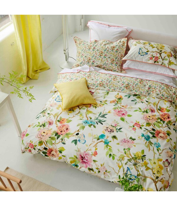 Designers Guild dekbedovertrek en kussenslopen Foire d'Acqua peony 200TC
