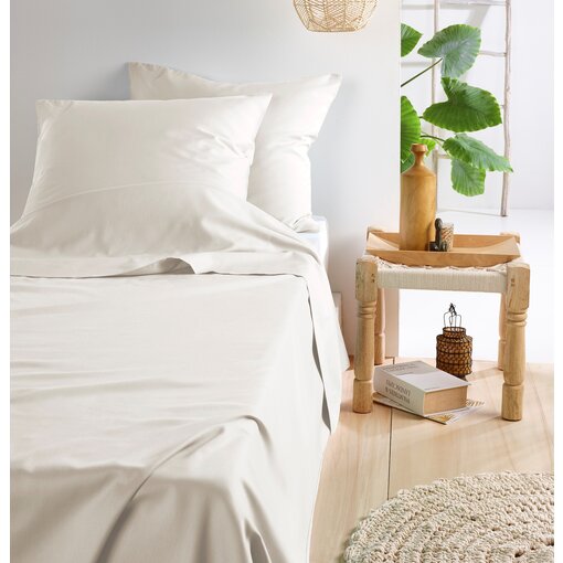 De Witte Lietaer lakenset Olivia cream / beige 200TC, vanaf