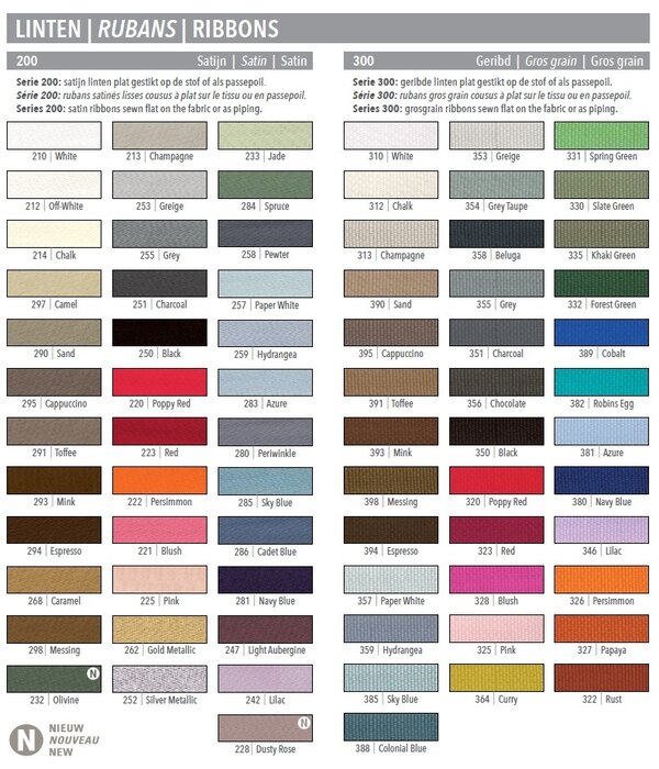 Mirabel Slabbinck Corvus 1016 in gekamd katoen kwaliteit, Citrus 200TC