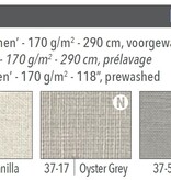 Mirabel Slabbinck Maro uni tafellinnen, 100% gewassen linnen, maatwerk