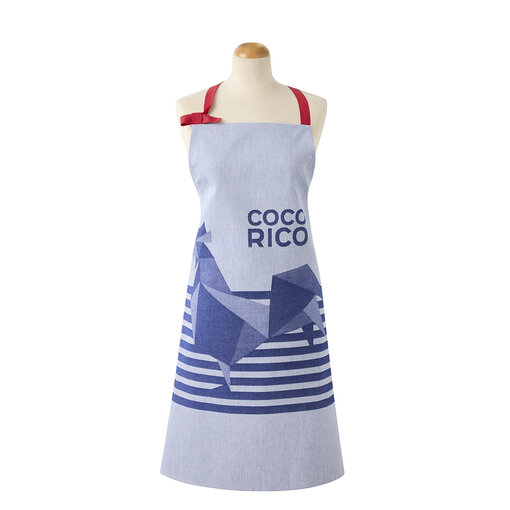 Le Jacquard Français Schort Coco-Rico blue