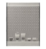 Le Jacquard Français wafel keukenhanddoek Barista black
