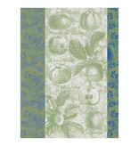 Le Jacquard Français theedoek Pommes à croquer green
