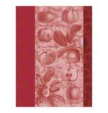 Le Jacquard Français theedoek Pommes à croquer red