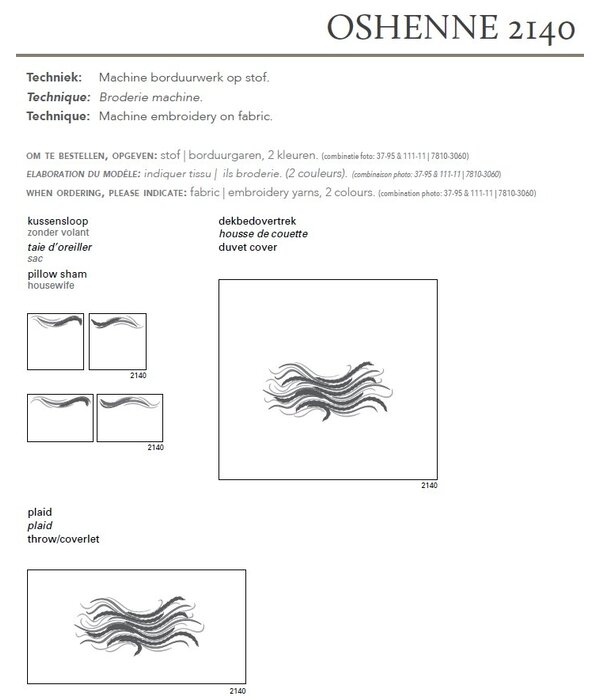 Mirabel Slabbinck Oshenne in katoen satijn kwaliteit, Pella 300TC