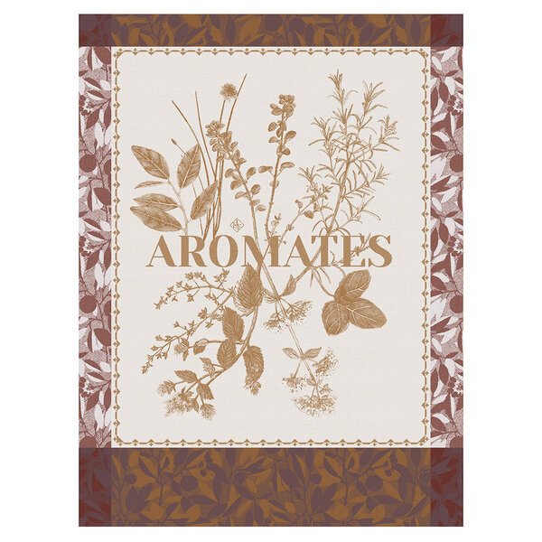 theedoek Épices & Aromates beige