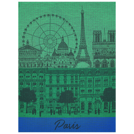 Le Jacquard Français theedoek Paris Panorama garden